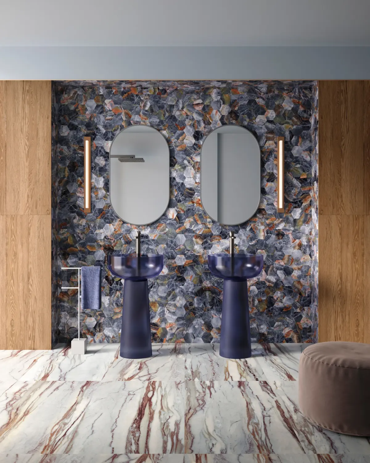 Star Marble Indigo - Image 3