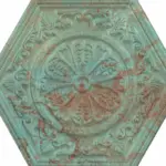 Zinc Green Mix Decor Hexagon