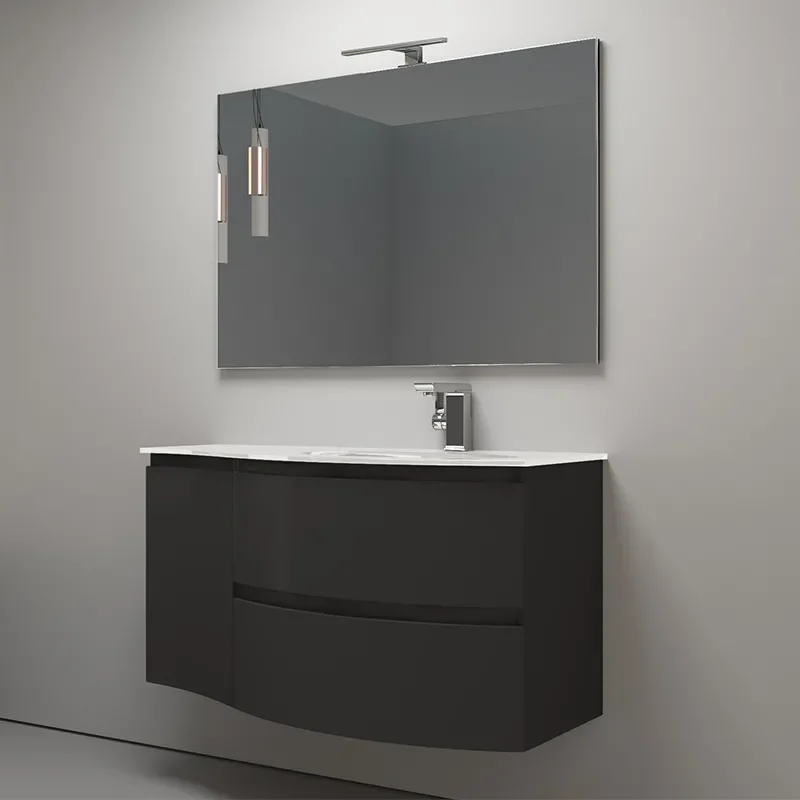 BH 55085 Vague Base Cabinet 2 Drawers GRAPHITE — Նկար 3