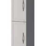 BH 54963 TIFFANY HIGH CUPBOARD 114X34CM WHITE MATT