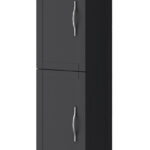 BH 54964 TIFFANY HIGH CUPBOARD 114X34CM GRAPHITE