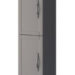 BH 55247 TIFFANY HIGH CUPBOARD 114X34CM GRAY MATT