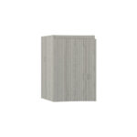 BH Olimpia Side Cabinet 1 door Fluted Fronts BLEACHED OAK