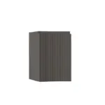 BH Olimpia Side Cabinet 1 door Fluted Fronts TUAPE MATT