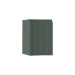 BH Olimpia Side Cabinet 1 door Fluted Fronts MATT GREEN