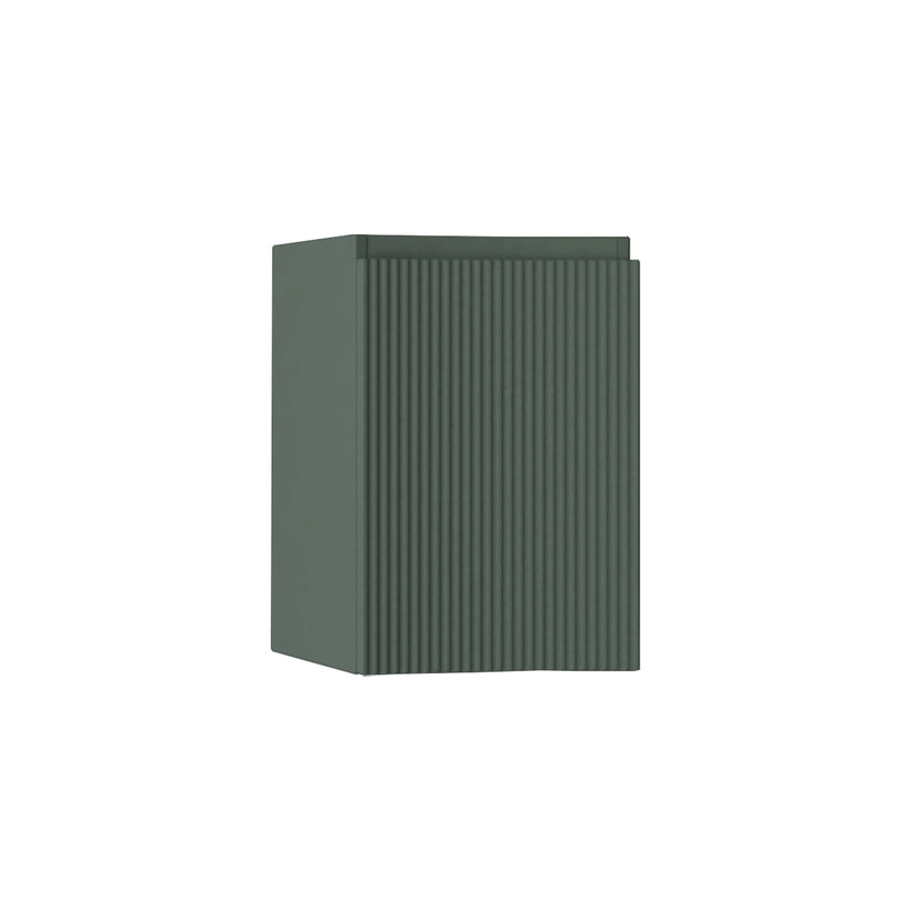 BH Olimpia Side Cabinet 1 door Fluted Fronts MATT GREEN - Image 1