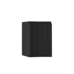 BH Olimpia Side Cabinet 1 door Fluted Fronts MATT BLACK