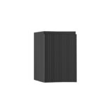 BH Olimpia Side Cabinet 1 door Fluted Fronts GRAPHITE