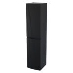 BH Olimpia Linen Cabinet Fluted Fronts MATT BLACK