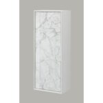BH 54895 BELLAGIO HIGH CUPBOARD 100X40X25 WHITE STONE