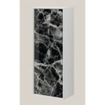 BH 54897 BELLAGIO HIGH CUPBOARD 100X40X25 BLACK STONE